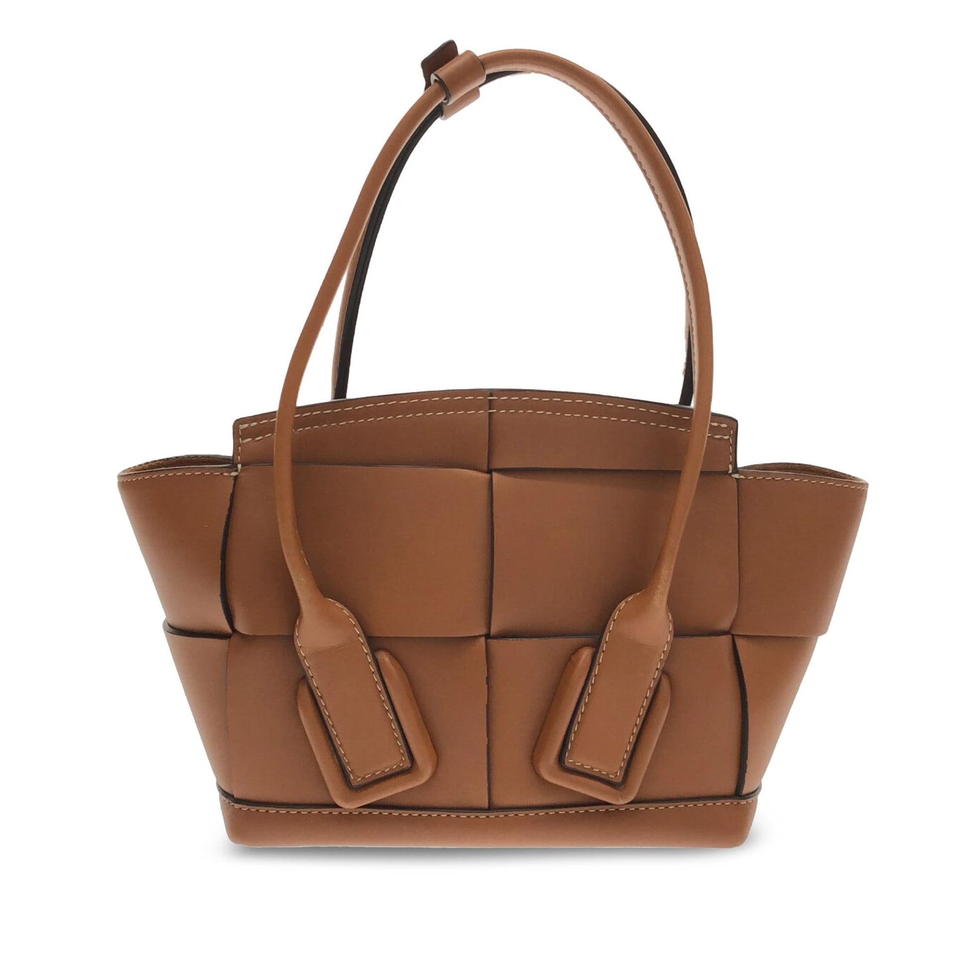 Luxury Bottega Veneta Maxi Intrecciato Mini Arco Satchel (SHG-kIORVX)