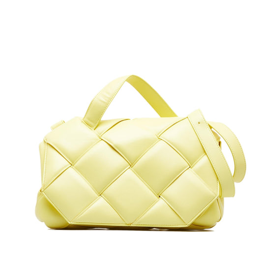 Luxury Bottega Veneta Maxi Intrecciato Padded Leather Satchel (SHG-592MwA)