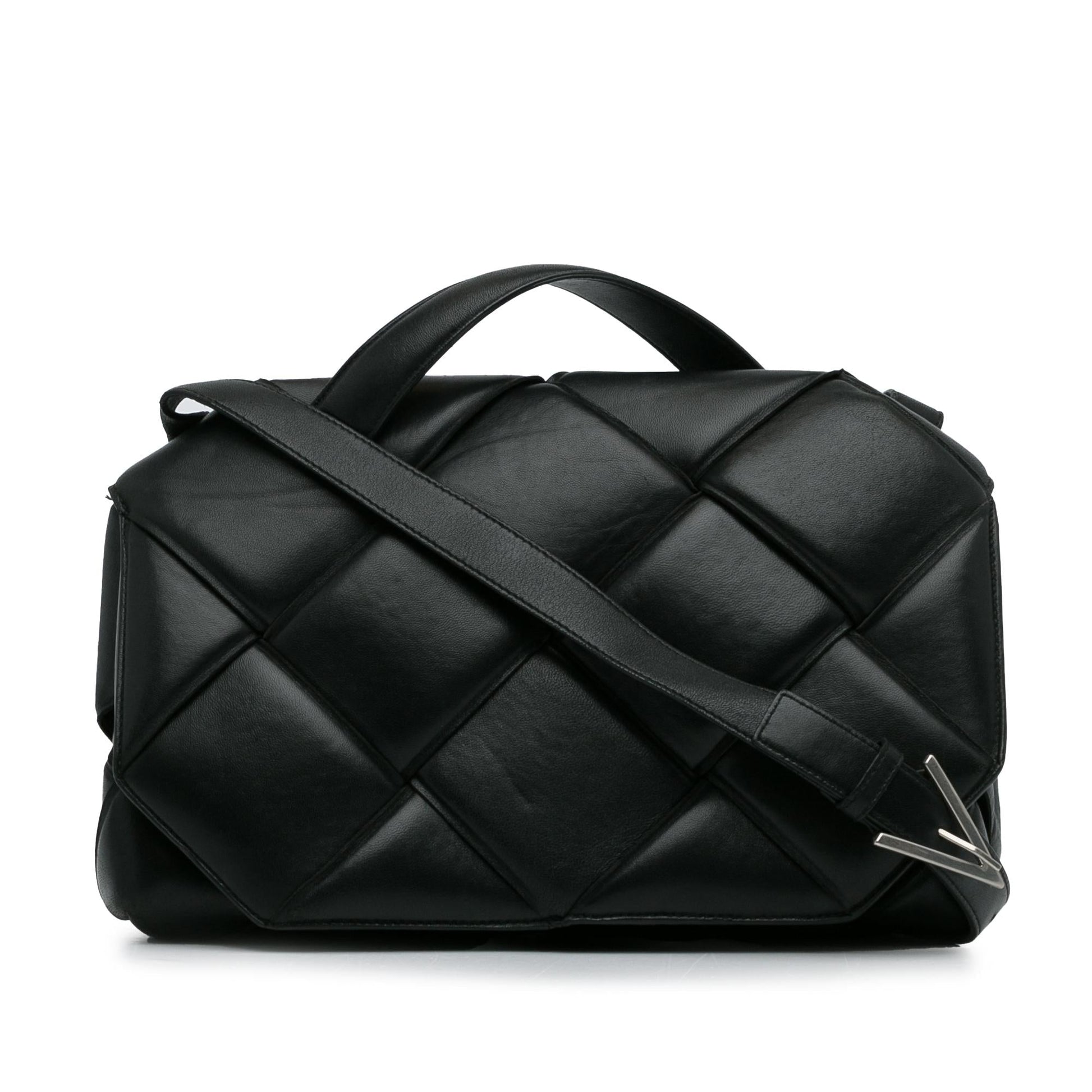 Luxury Bottega Veneta Maxi Intrecciato Padded Leather Satchel (SHG-sOI9vi)