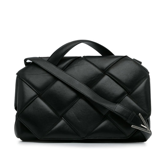 Luxury Bottega Veneta Maxi Intrecciato Padded Leather Satchel (SHG-sOI9vi)
