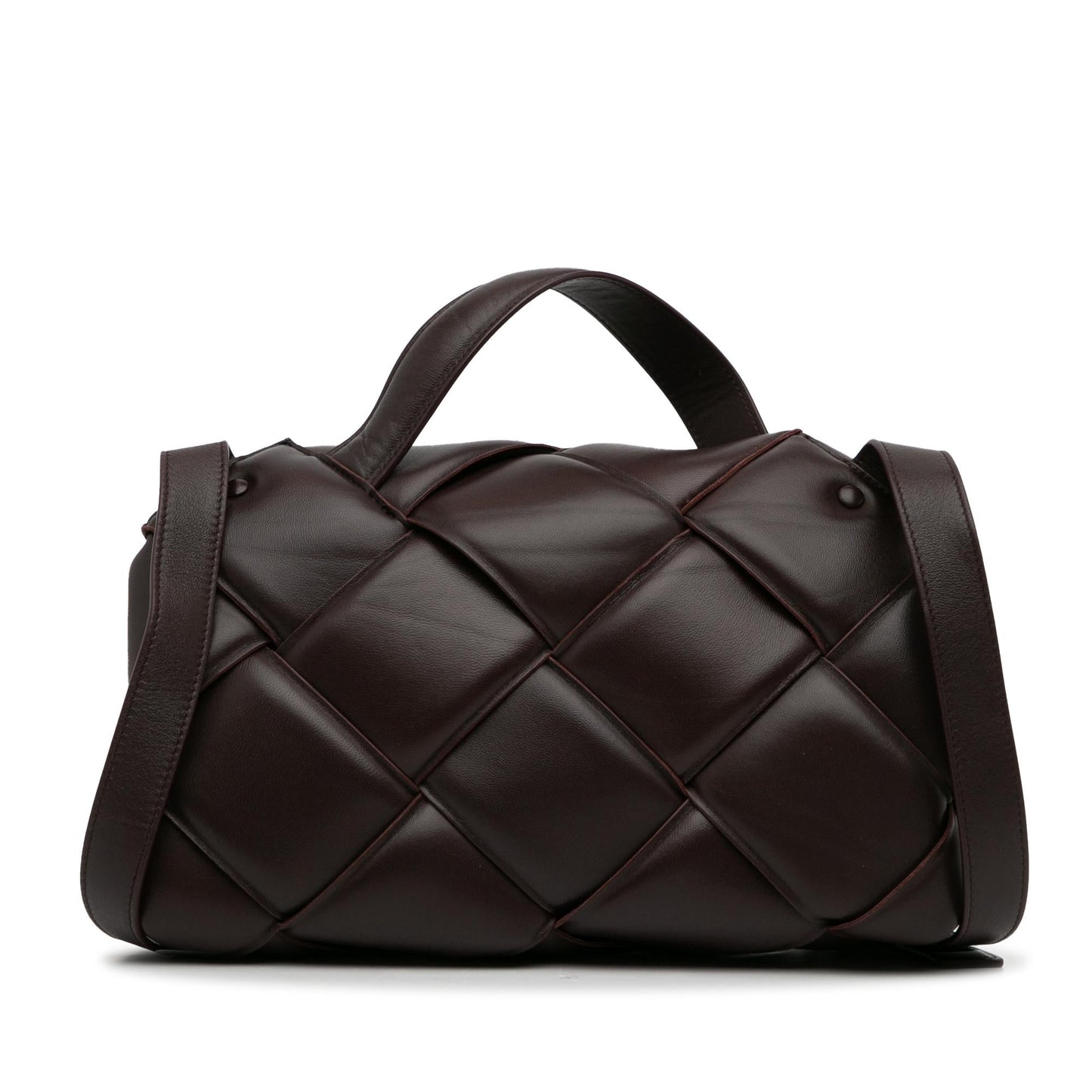 Luxury Bottega Veneta Maxi Intrecciato Padded Top Handle Bag (SHG-HVhsoo)
