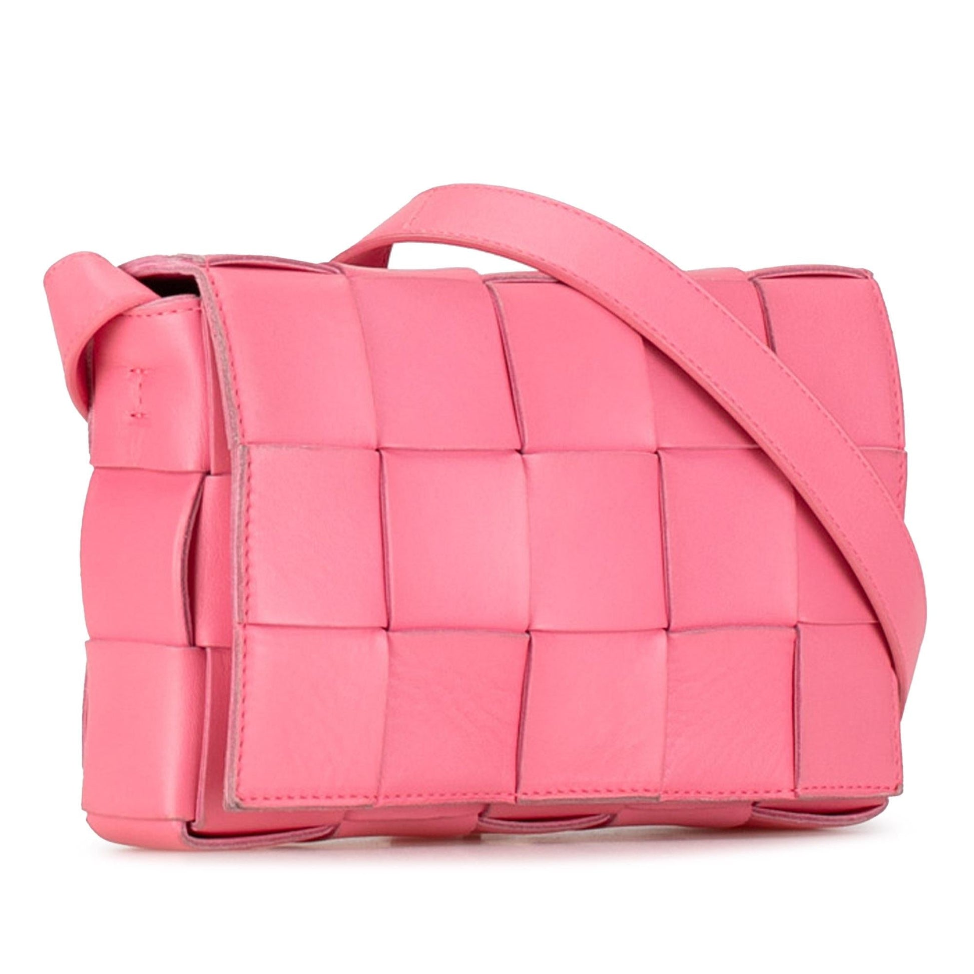 Luxury Bottega Veneta Maxi Lambskin Intrecciato Cassette Crossbody (SHG-4fFL6n)