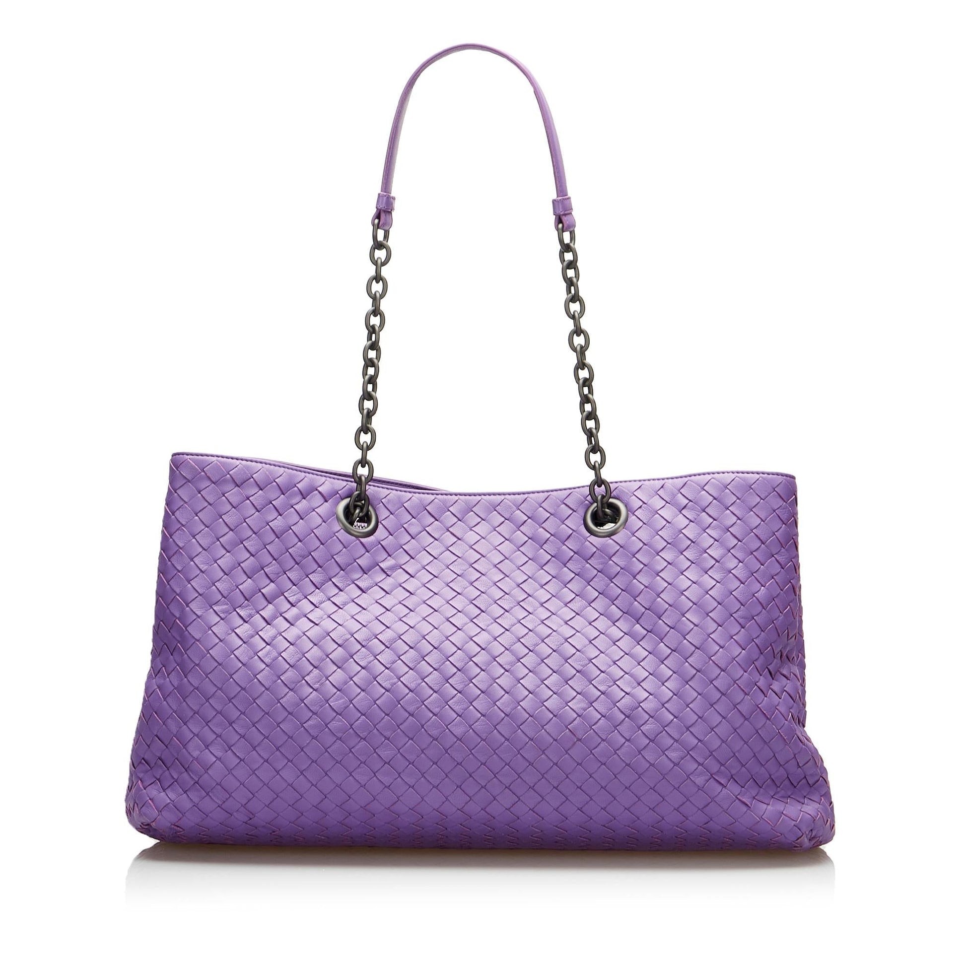 Luxury Bottega Veneta Medium Intrecciato Double Chain Tote (SHG-HYch9e)