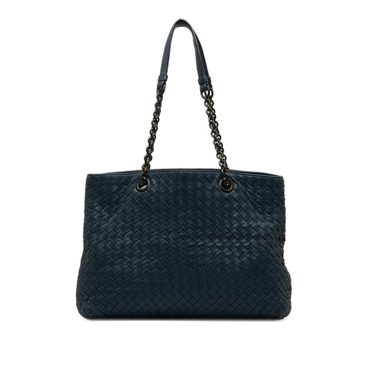 Luxury Bottega Veneta Medium Intrecciato Double Chain Tote (SHG-oRcWI3)