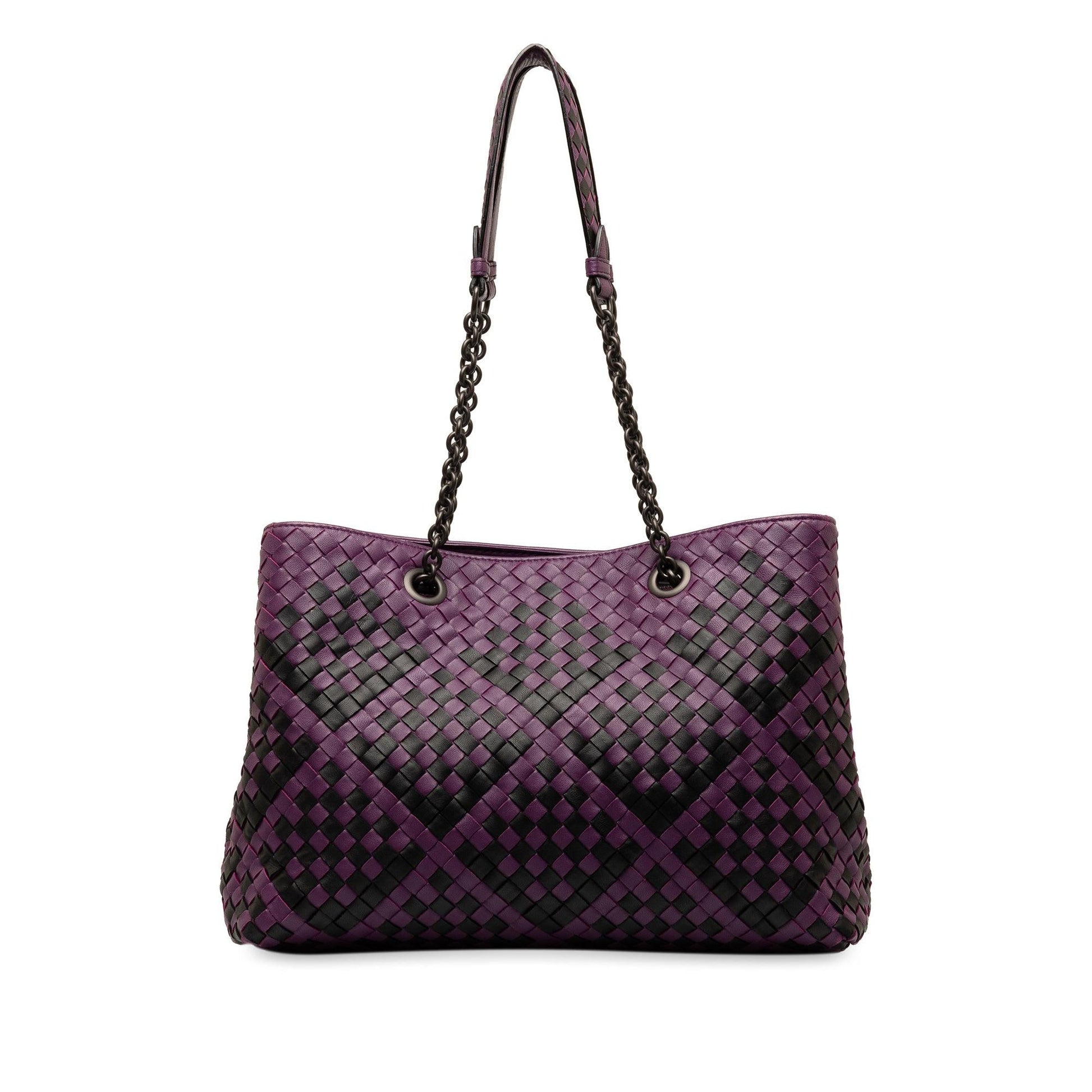 Luxury Bottega Veneta Medium Intrecciato Double Chain Tote (SHG-ABYAuX)