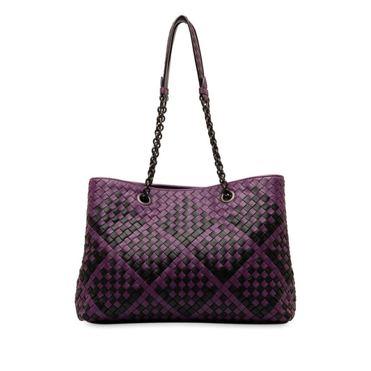 Luxury Bottega Veneta Medium Intrecciato Double Chain Tote (SHG-ABYAuX)