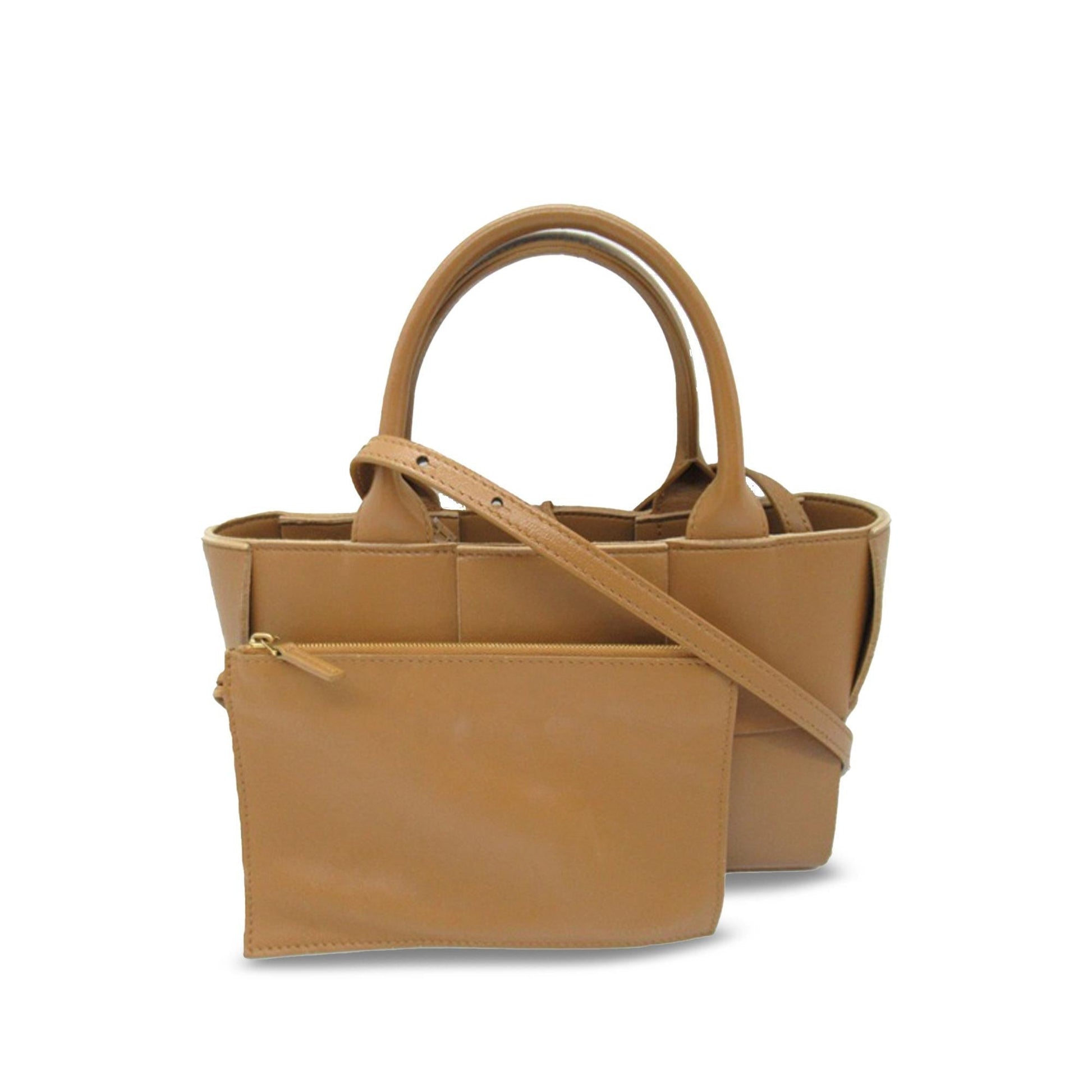 Luxury Bottega Veneta Mini Intrecciato Arco Tote (SHG-Bf11oS)
