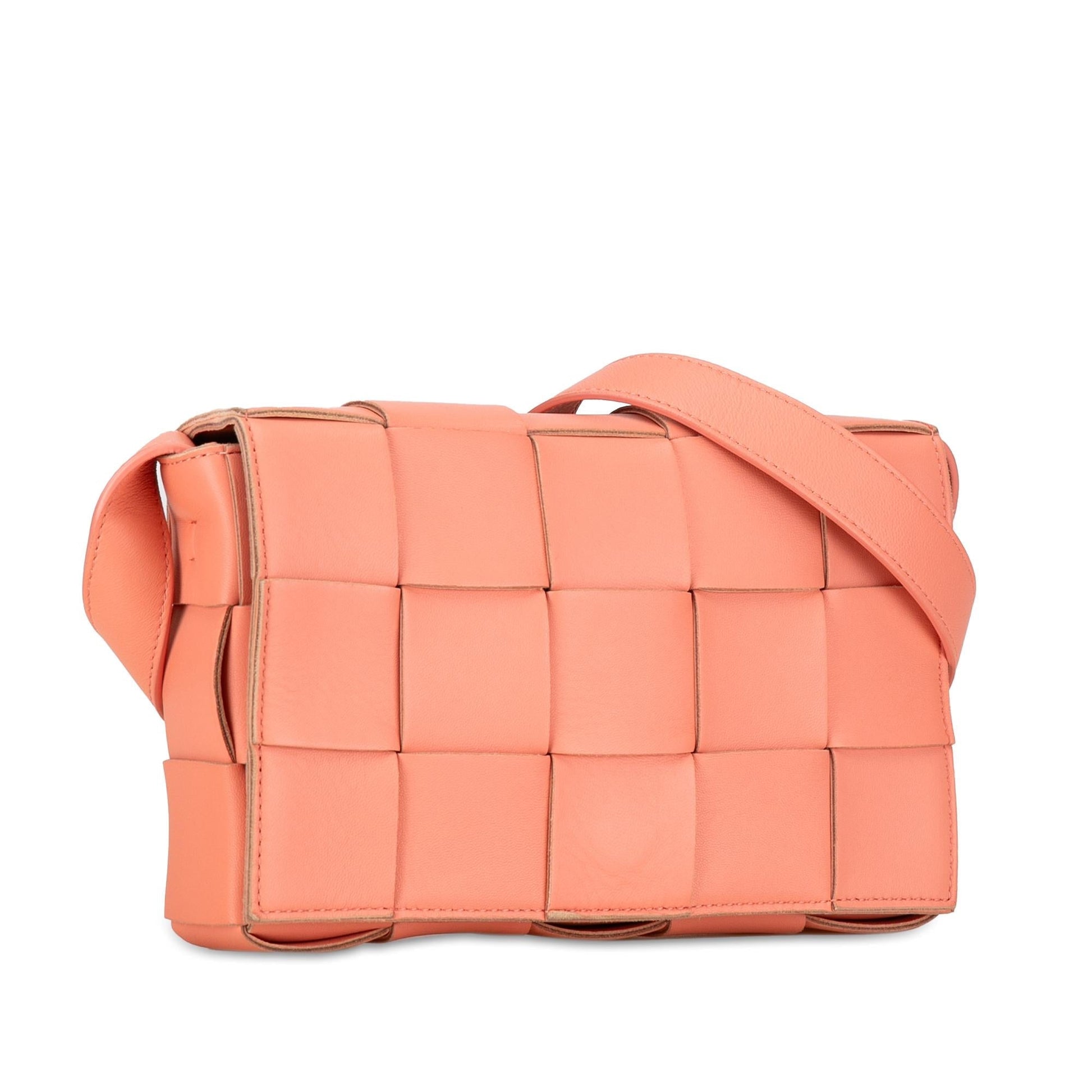 Luxury Bottega Veneta Nappa Intrecciato Cassette Crossbody (SHG-LJBjSN)