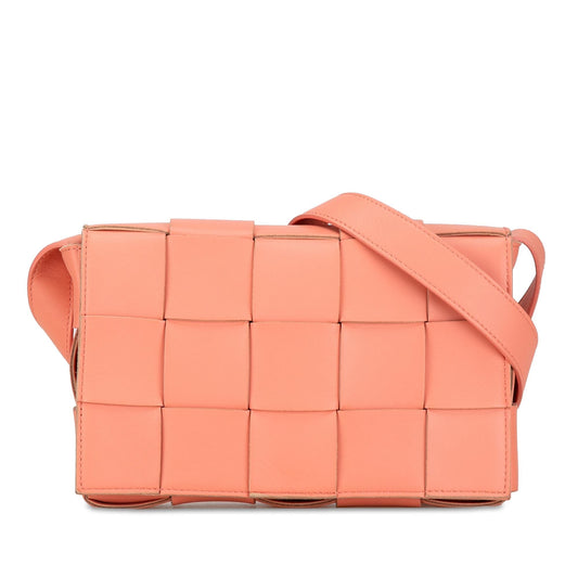 Luxury Bottega Veneta Nappa Intrecciato Cassette Crossbody (SHG-7KnBJI)