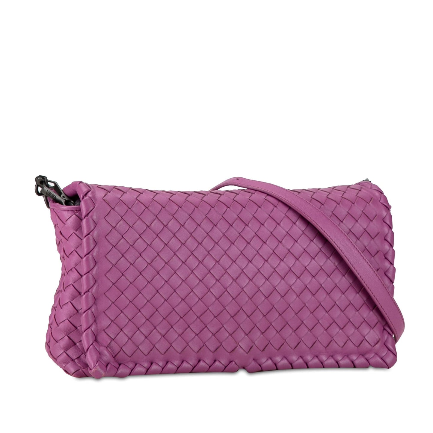 Luxury Bottega Veneta Nappa Intrecciato Dahlia Clutch Crossbody (SHG-6QbKxN)