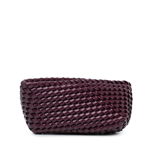 Luxury Bottega Veneta Nappa Intrecciato Slanted Clutch (SHG-AMZyVp)