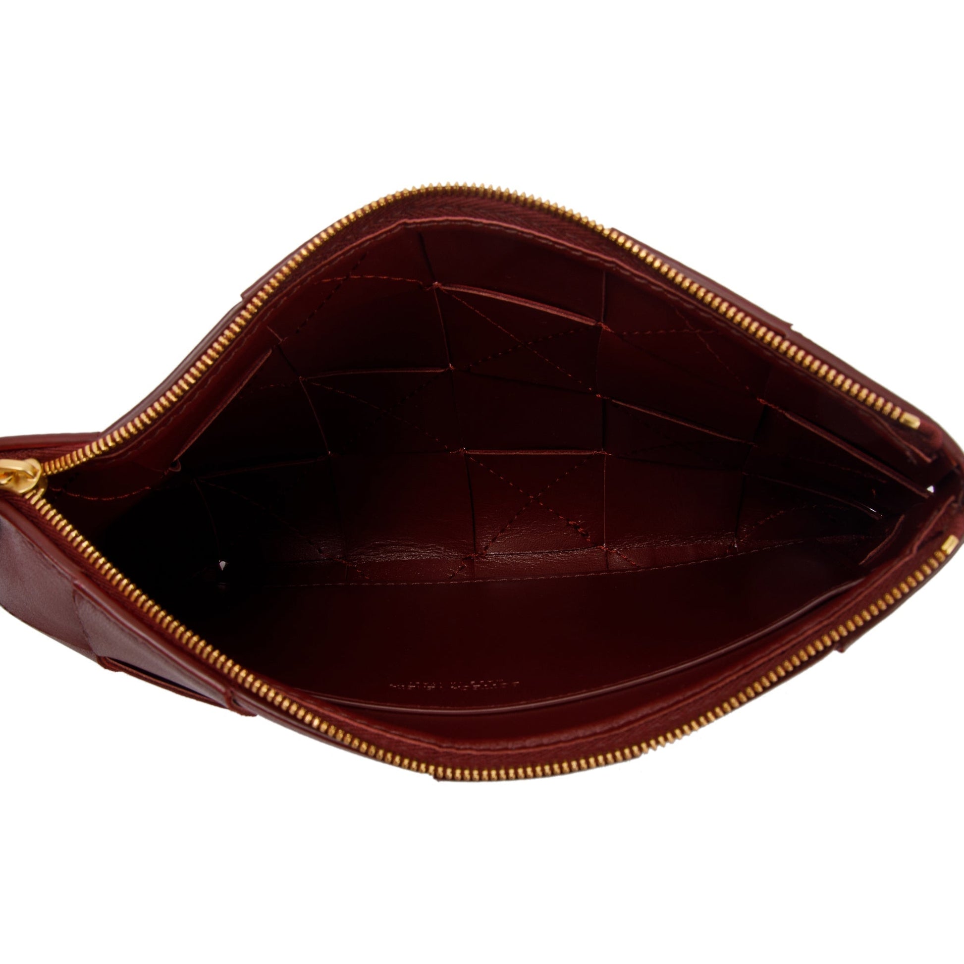 Bottega Veneta Nappa Maxi Intrecciato Leather Zip Pouch