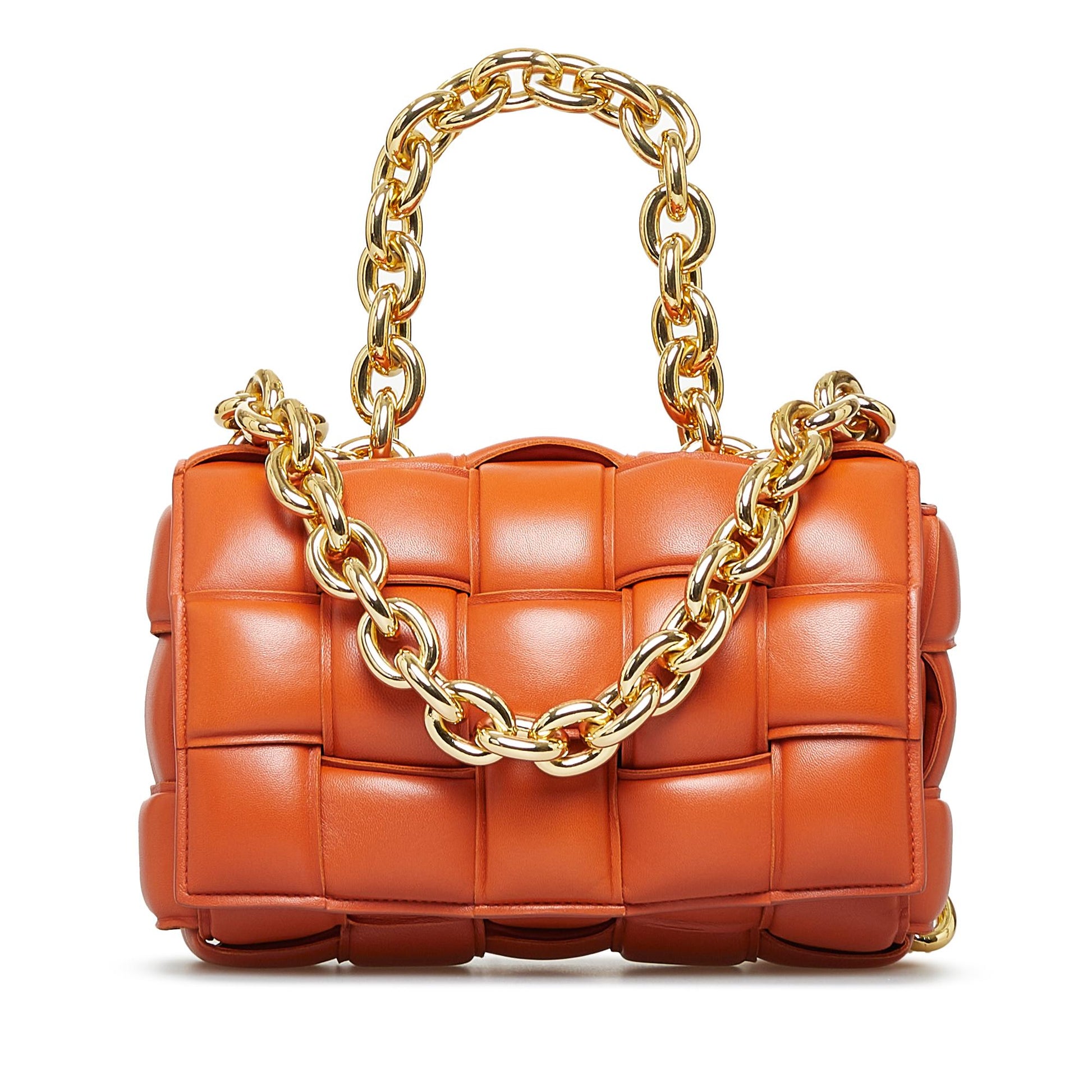 Luxury Bottega Veneta Padded Cassette Chain Satchel (SHG-Y9CA1z)