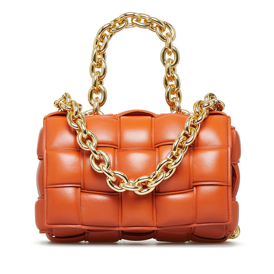 Luxury Bottega Veneta Padded Cassette Chain Satchel (SHG-Y9CA1z)