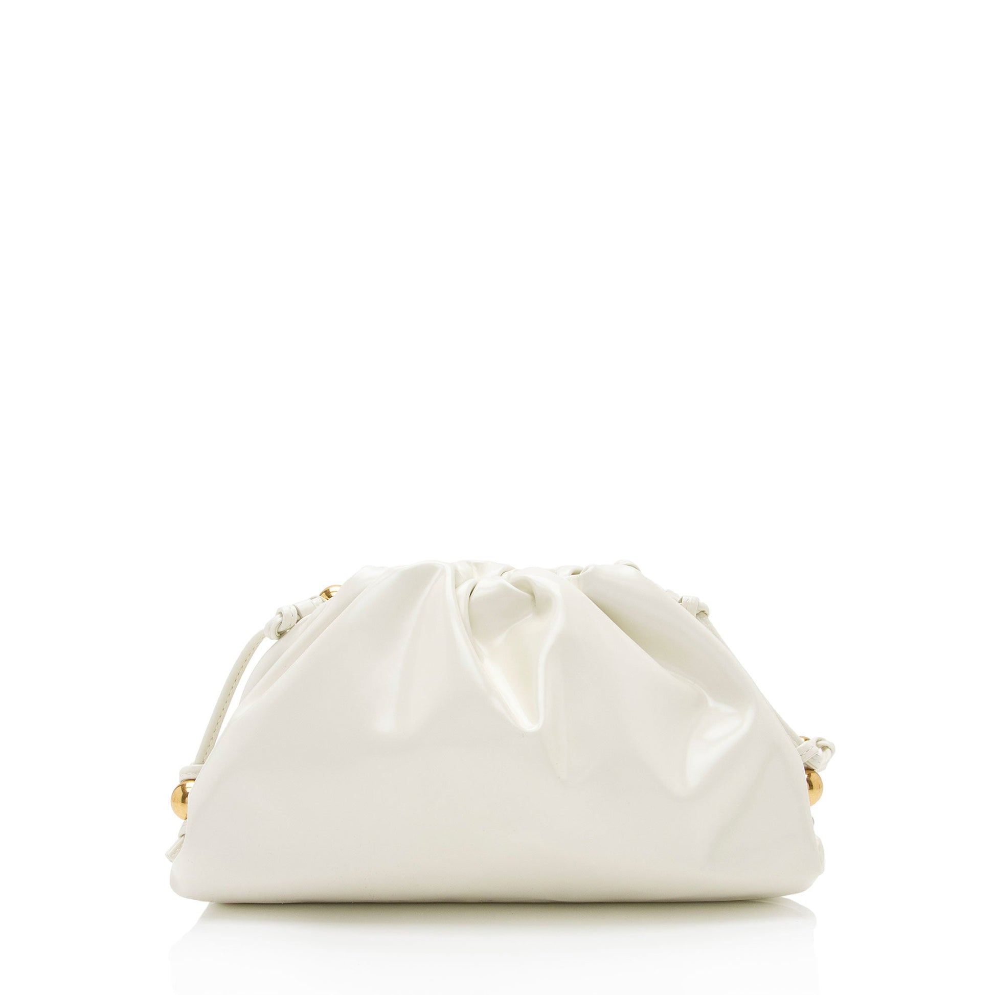Luxury Bottega Veneta Patent Calfskin Mini Pouch (SHF-VdaaY4)