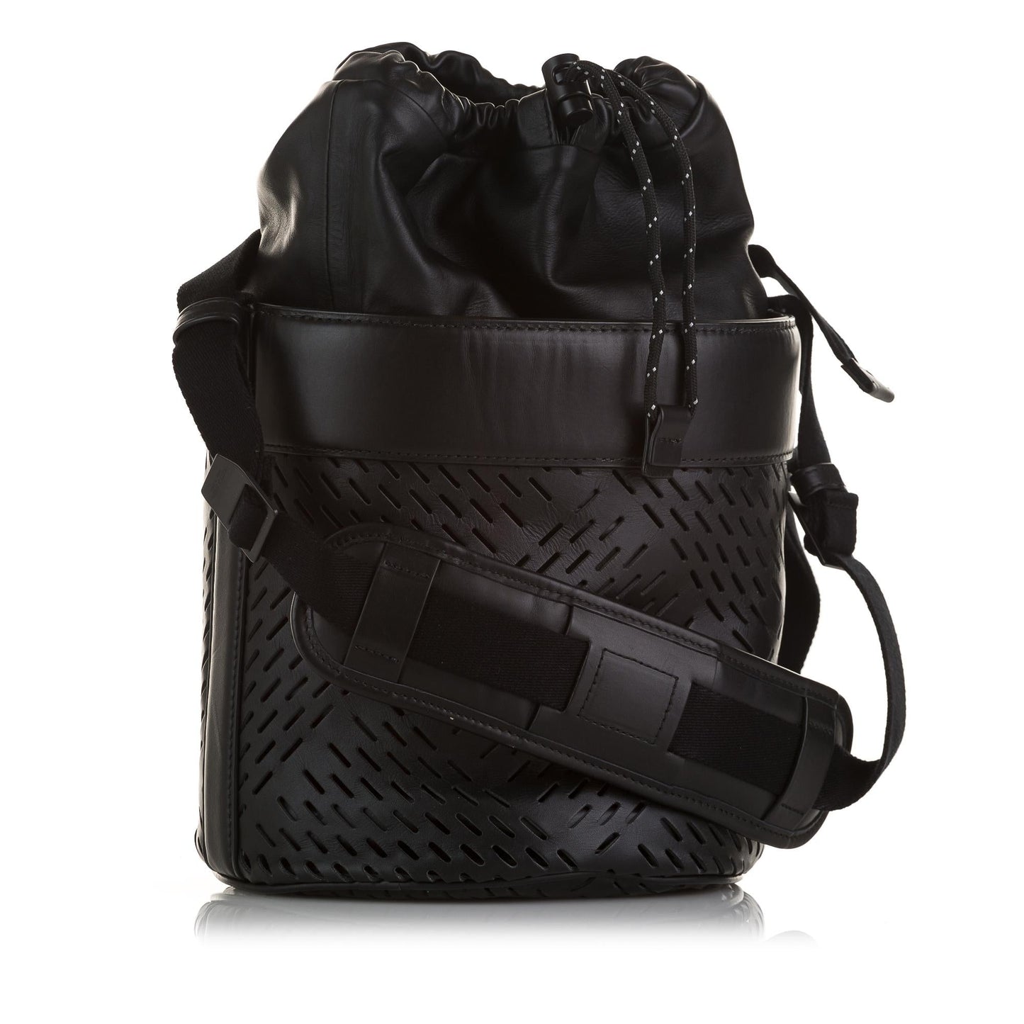 Luxury Bottega Veneta Perforated Leather Messenger Bag (SHG-Zcy5dP)