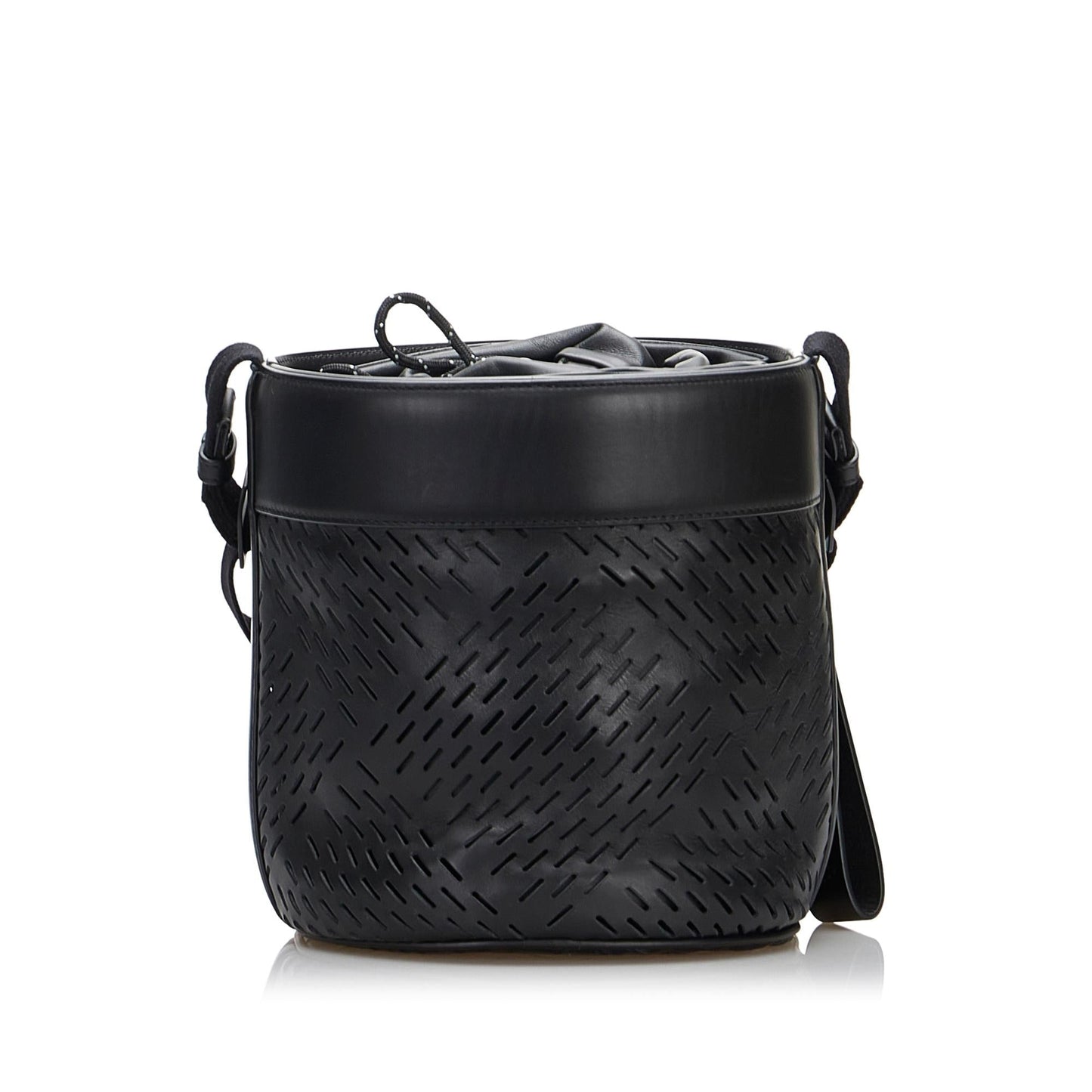 Luxury Bottega Veneta Perforated Leather Paper Bucket Bag (SHG-d9kZvf)