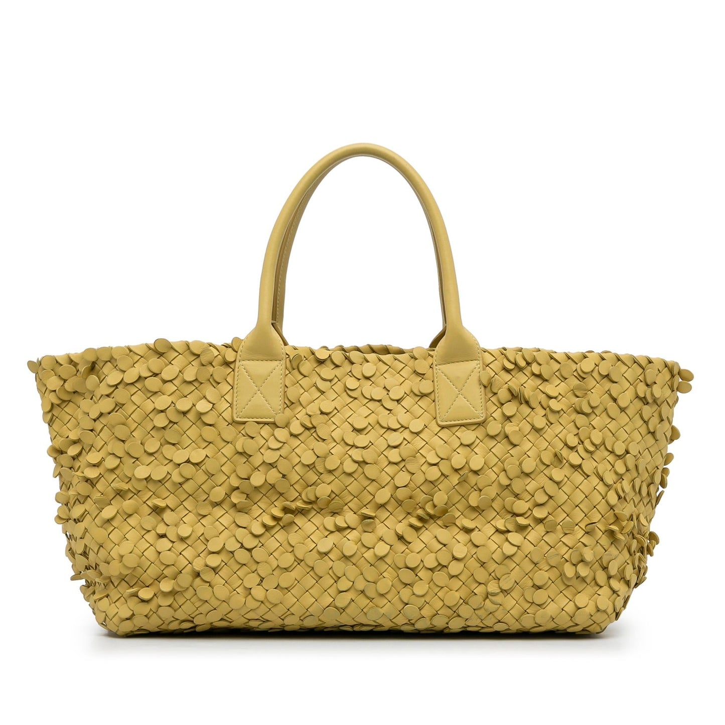Luxury Bottega Veneta Poussin Paillettes Cabat Tote (SHG-uM0GAC)