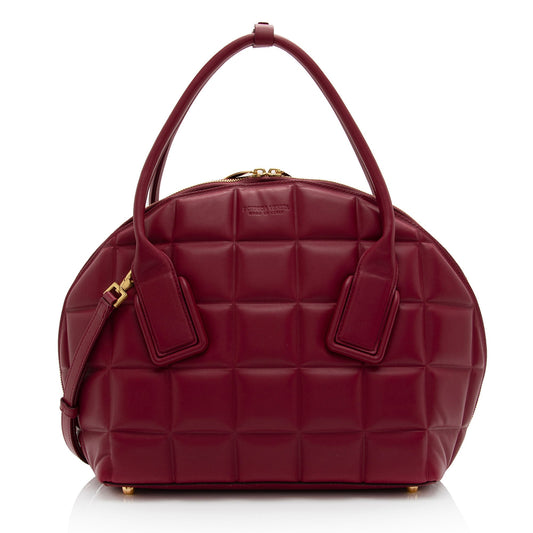 Luxury Bottega Veneta Puffed Calfskin The Swoop Medium Shoulder Bag (SHF-uSpBxj)