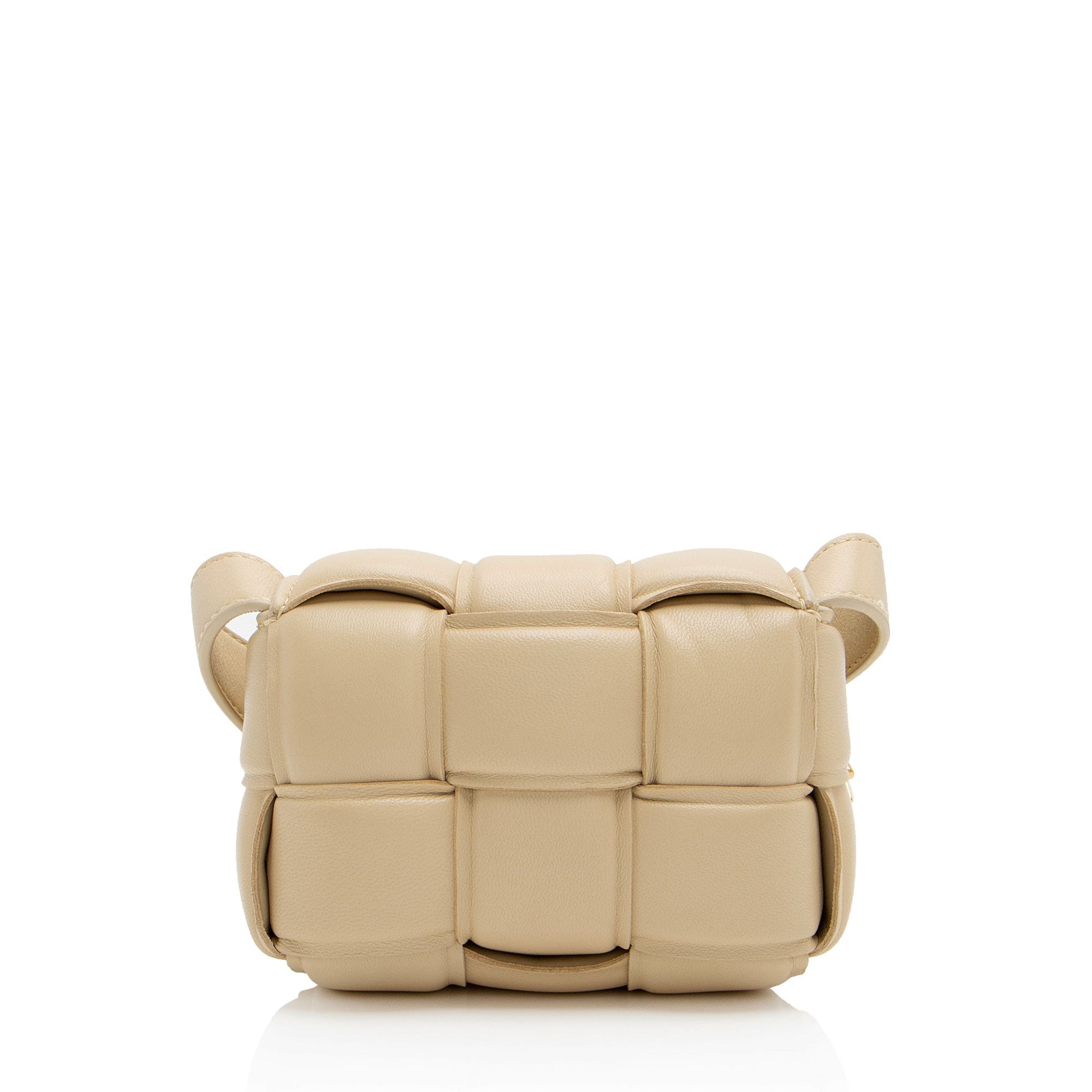 Luxury Bottega Veneta Puffed Leather Extra Mini Cassette Crossbody (SHF-18sNYD)