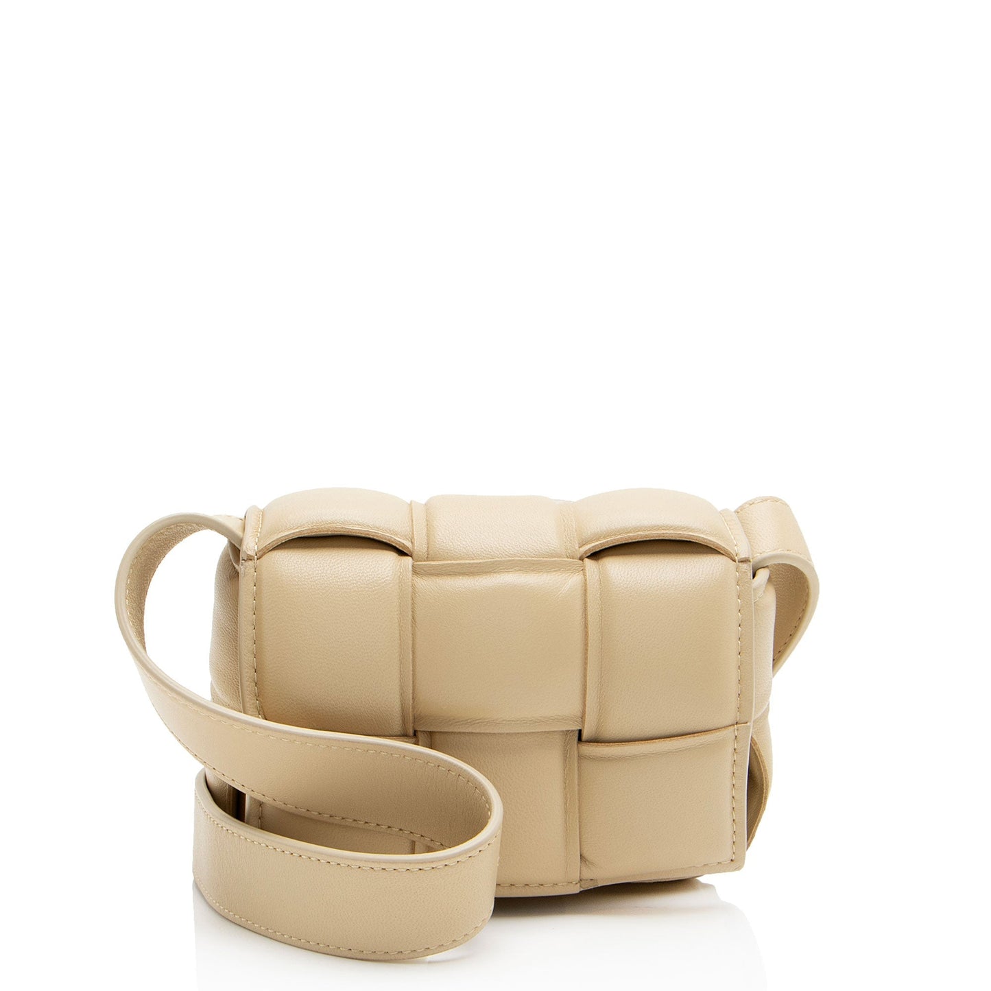 Luxury Bottega Veneta Puffed Leather Extra Mini Cassette Crossbody (SHF-18sNYD)