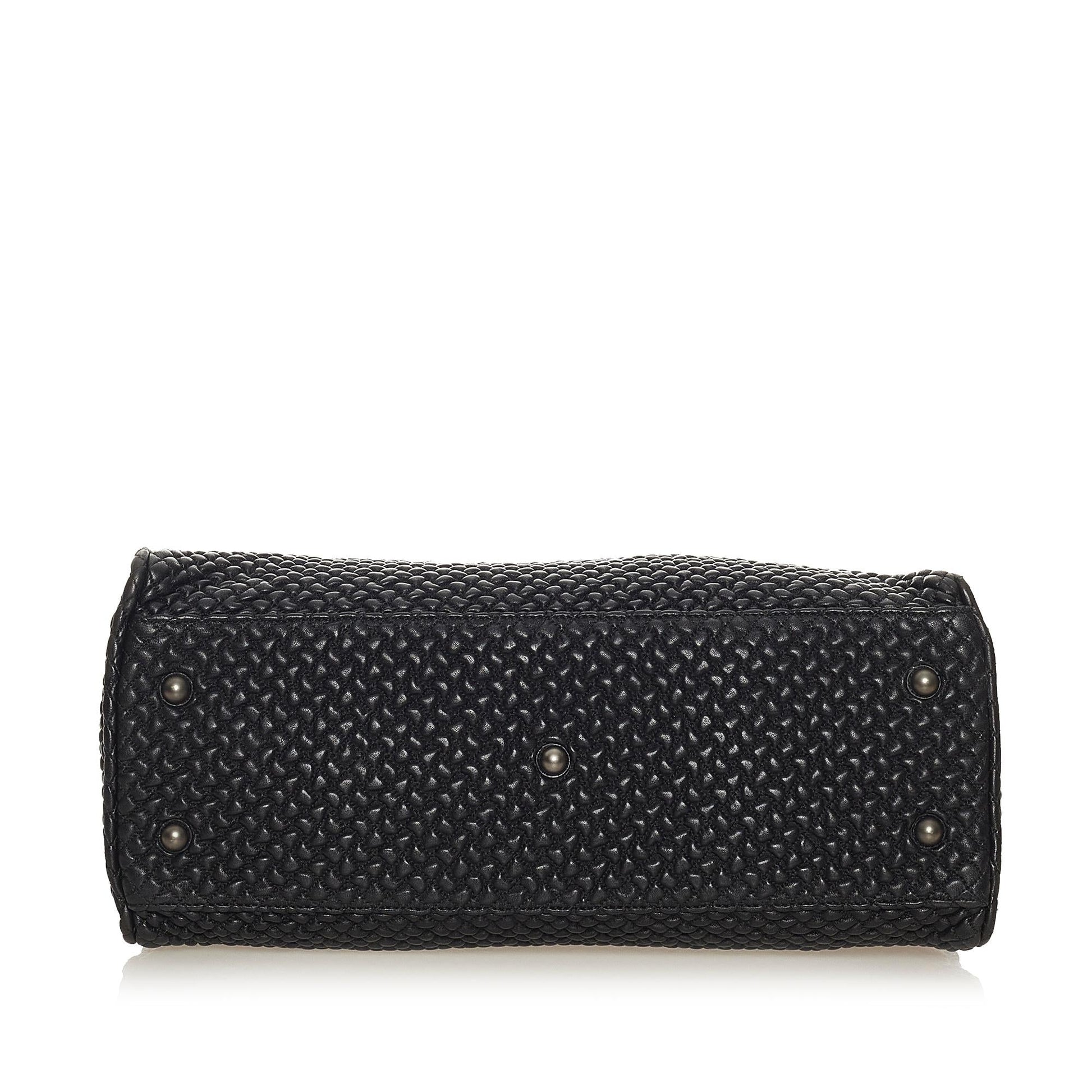 Luxury Bottega Veneta Quilted Leather Business Bag (SHG-27723)