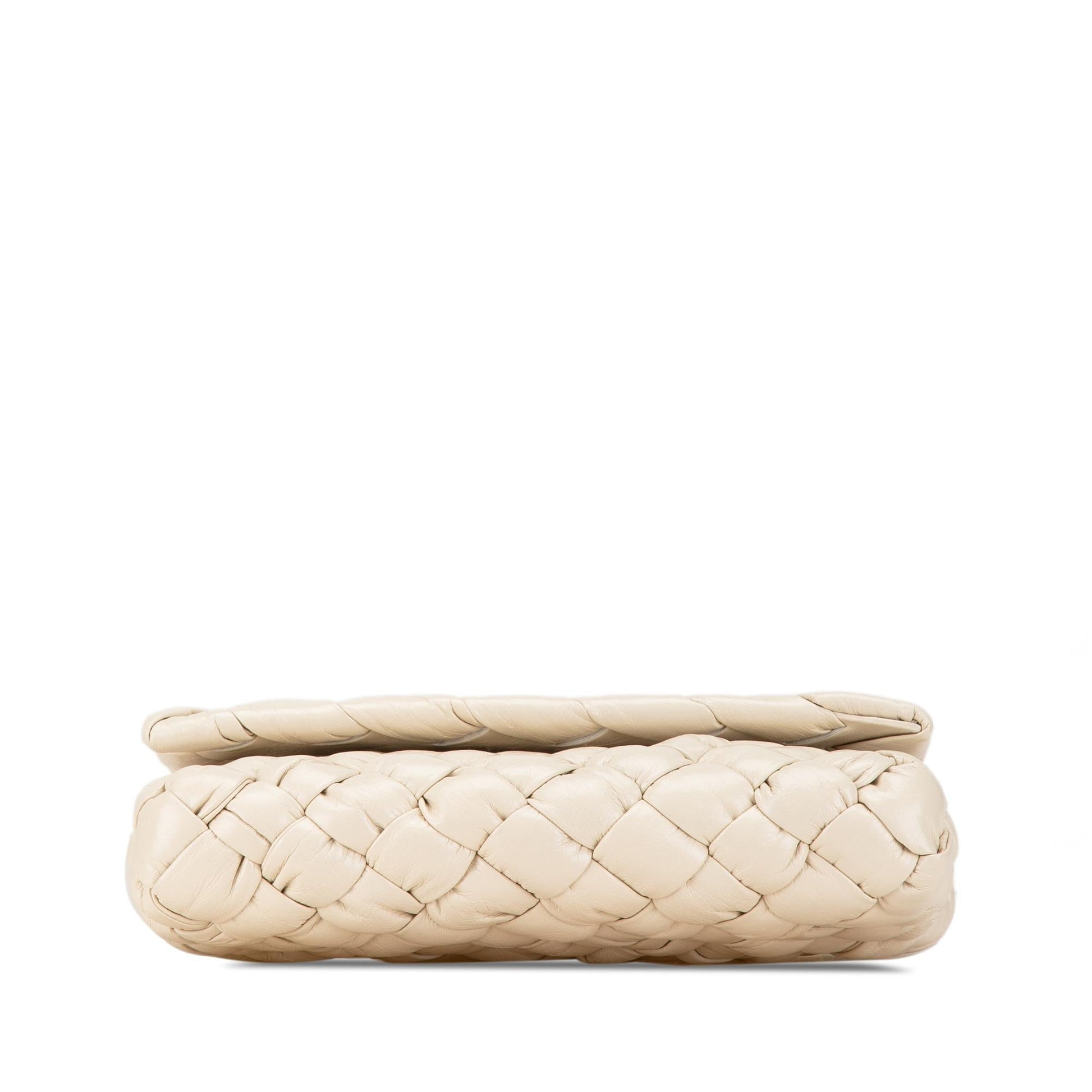 Luxury Bottega Veneta Small Intrecciato Rumple Messenger Bag (SHG-N7USVX)