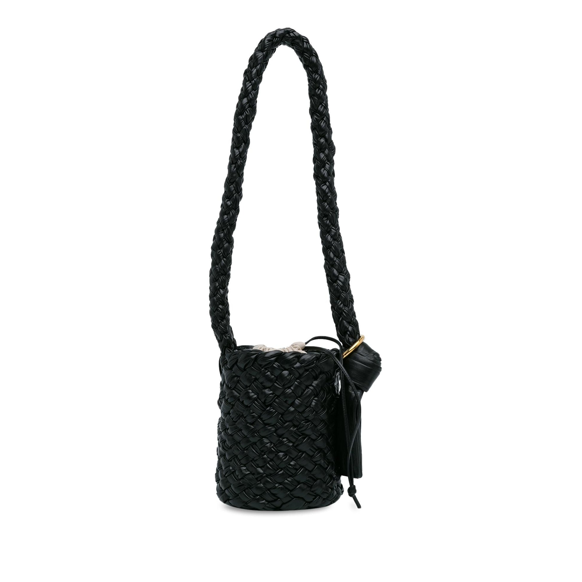 Luxury Bottega Veneta Small Kalimero Bucket Bag (SHG-egSmNs)