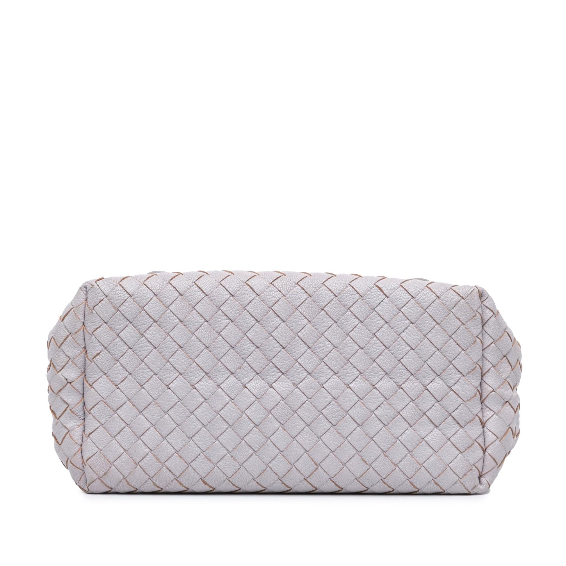 Luxury Bottega Veneta Small Madras Goatskin Intrecciato Shoulder Bag (SHG-9OJ0D7)