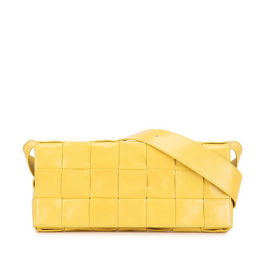 Luxury Bottega Veneta Stretch Nappa Intrecciato Cassette Crossbody (SHG-UVay7M)