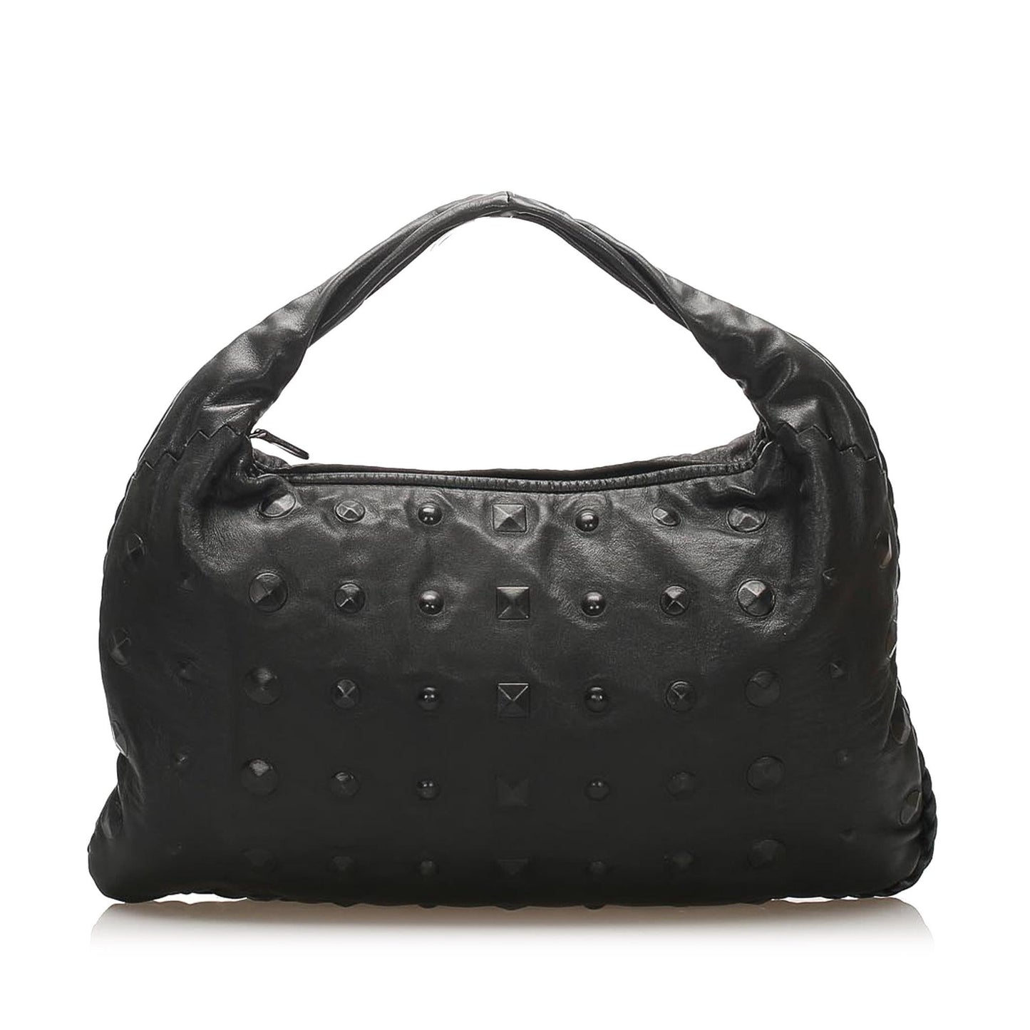 Luxury Bottega Veneta Studded Leather Hobo Bag (SHG-22738)