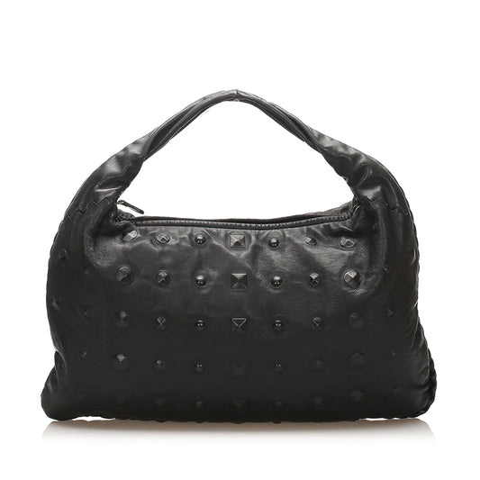 Luxury Bottega Veneta Studded Leather Hobo Bag (SHG-22738)