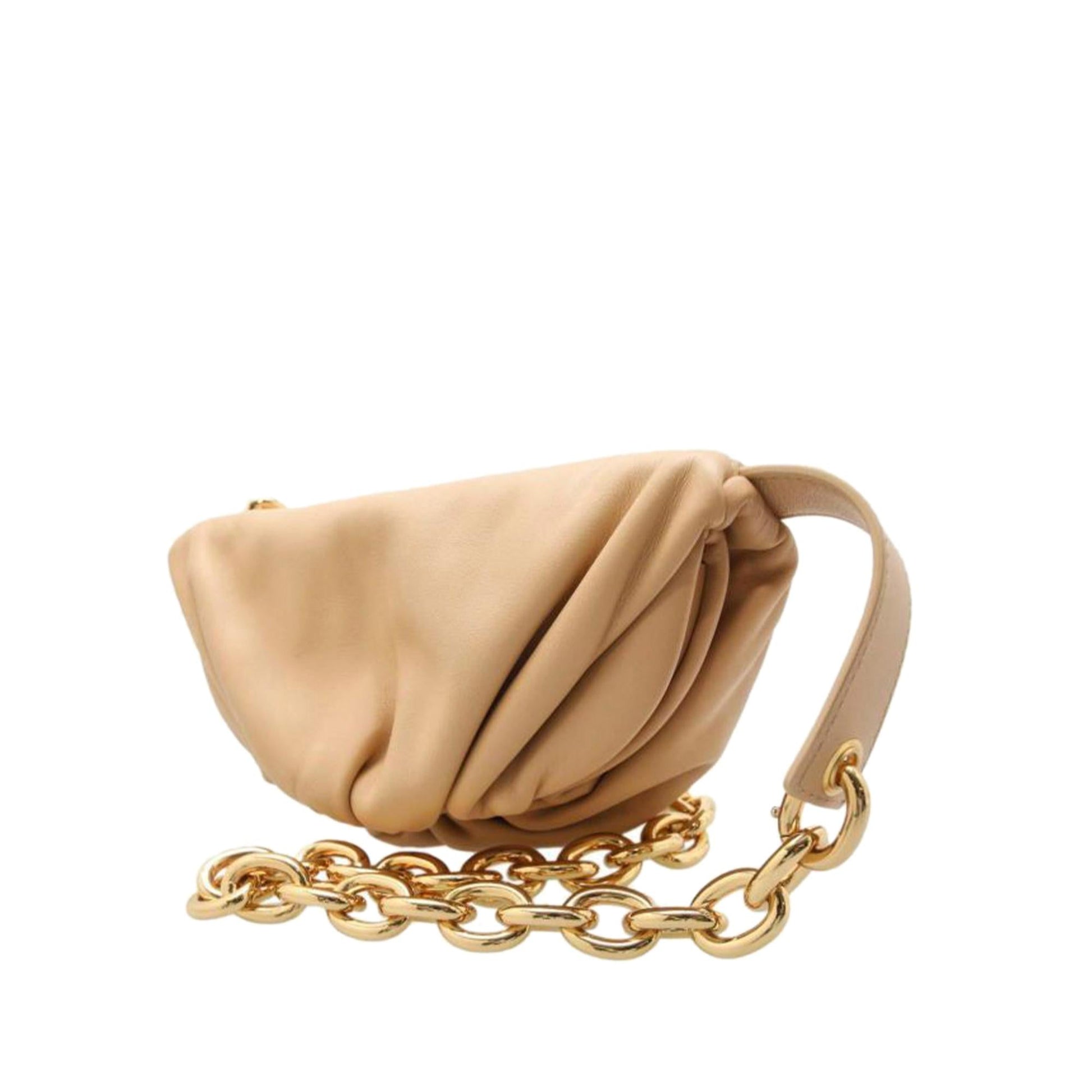 Luxury Bottega Veneta The Chain Pouch Leather Crossbody Bag (SHG-tHxCF6)