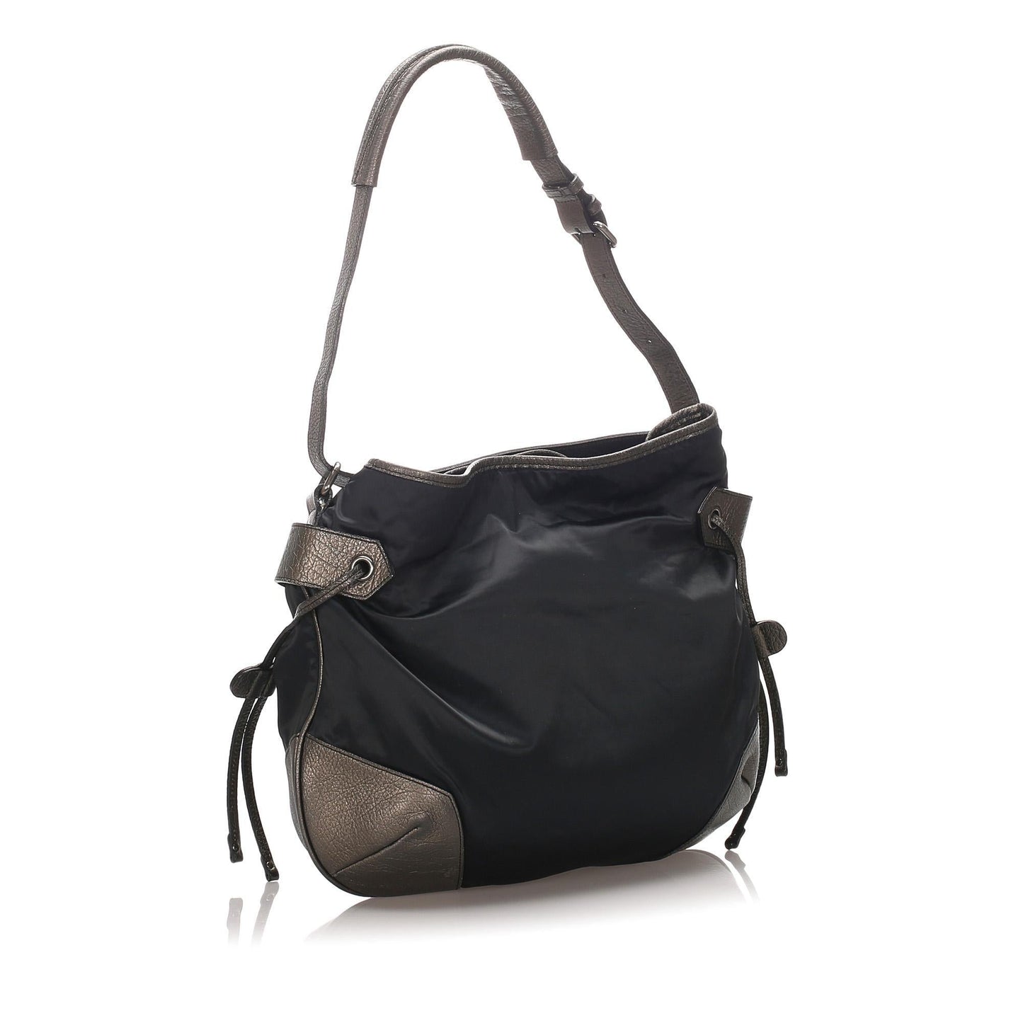 Burberry Nylon Drawstring Hobo (SHG-12181)