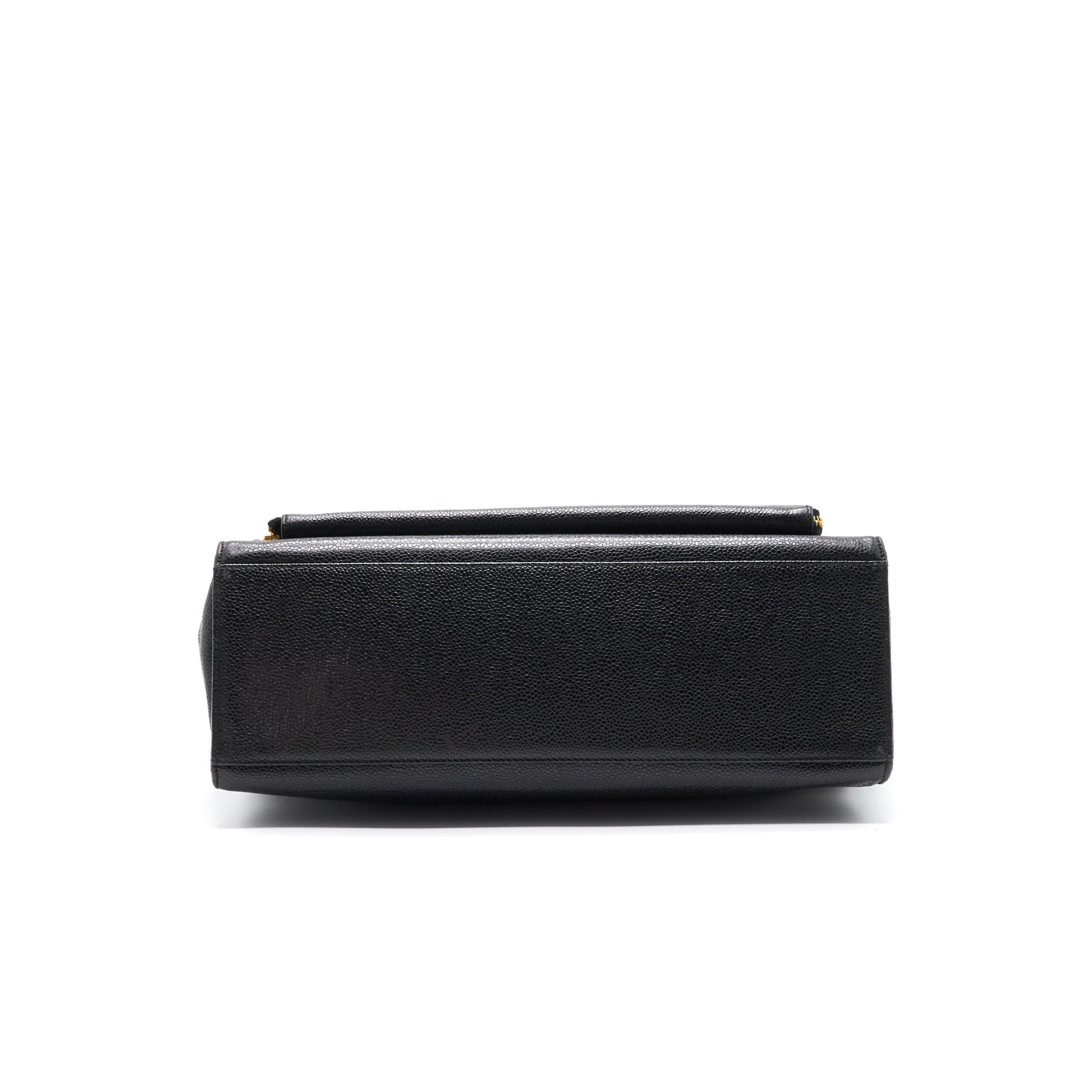 Chanel Cavier Shoulder Bag Black