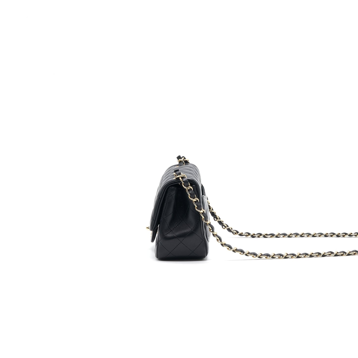Chanel Mini Square Lambskin Black L