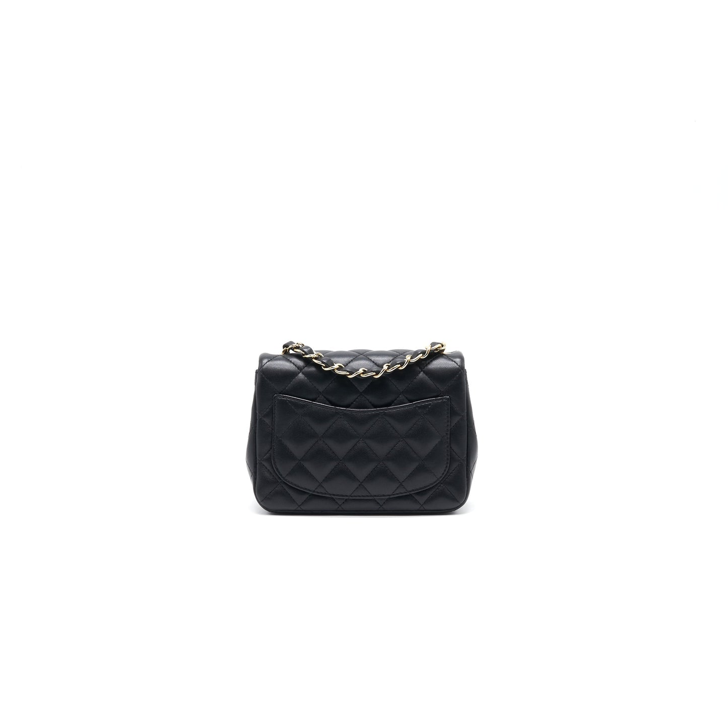 Chanel Mini Square Lambskin Black L