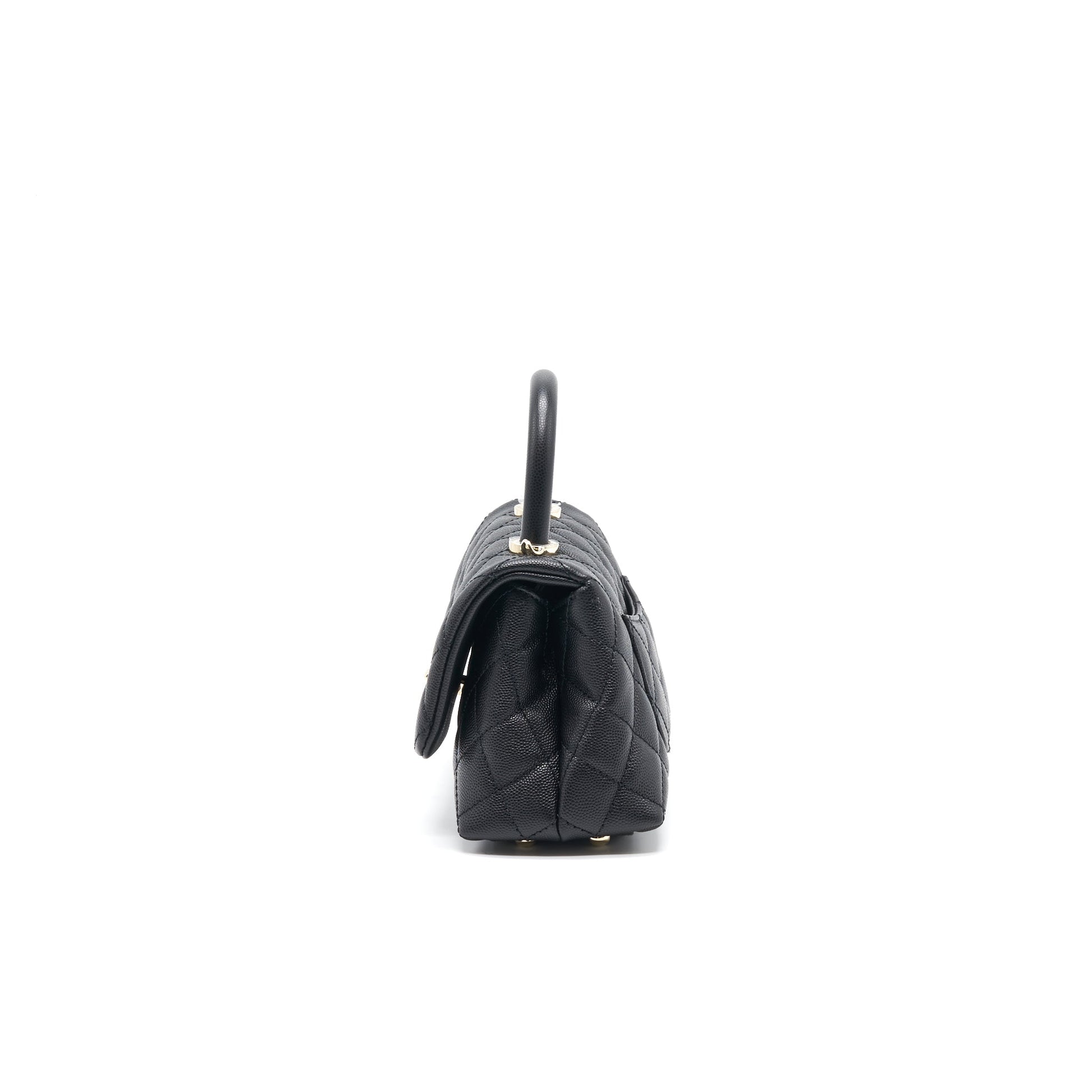 Chanel Coco Handle Extra Mini Black L serial30