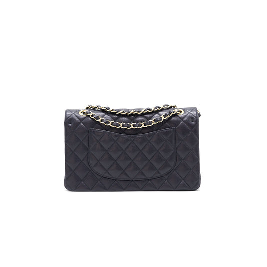 Chanel medium 25cm Classiccal double flap cavier Navy L year 2020
