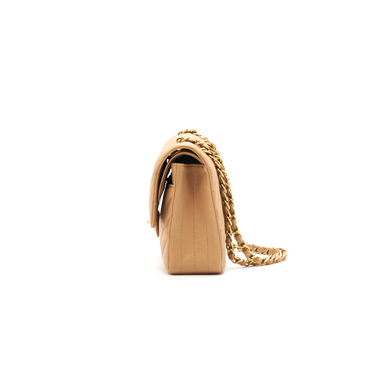 Chanel Medium Classic Flap Dark beige with