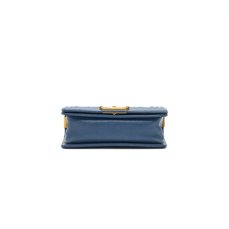 Chanel Small Leboy Cavier Dark Blue