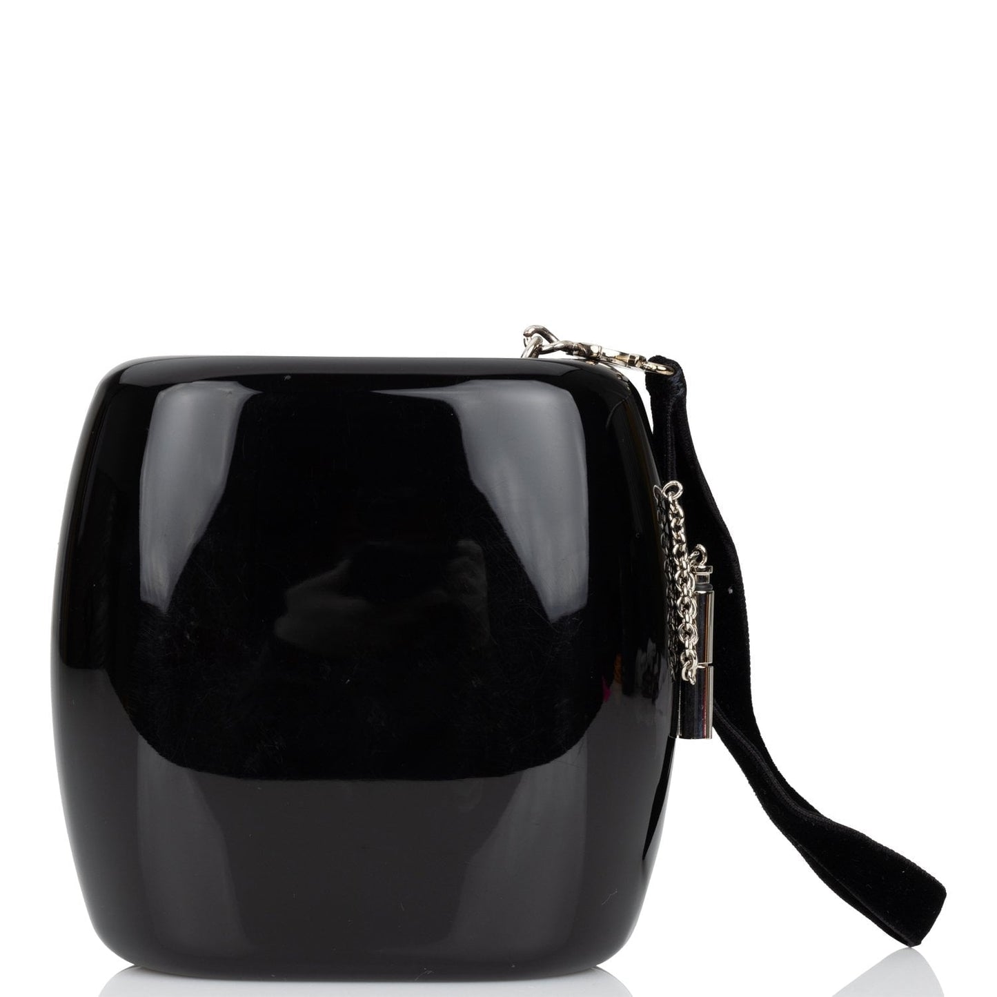 Chanel MinaudiÃ¨re Jewel Clutch Black Resin Silver Hardware