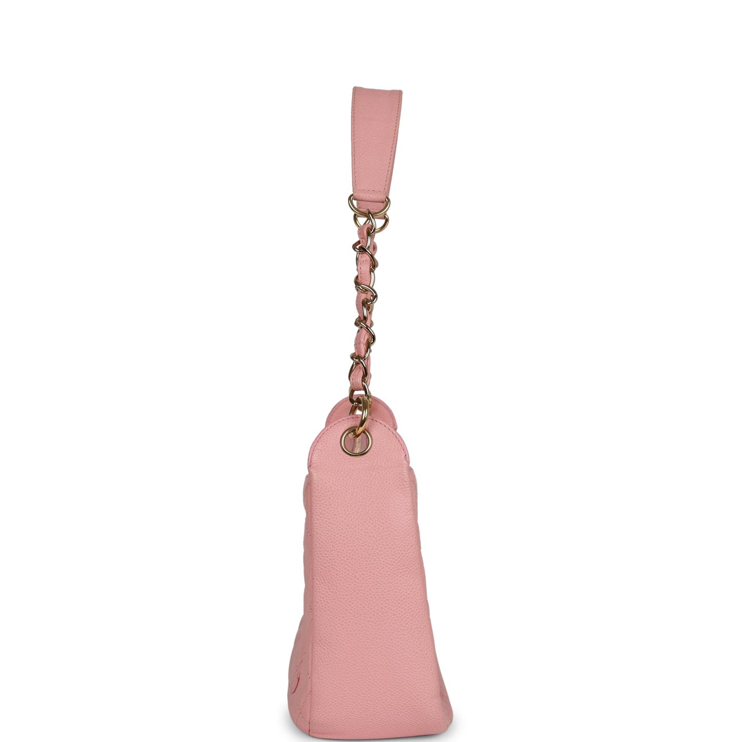 Chanel Timeless Shoulder Bag Pink Caviar Gold Hardware