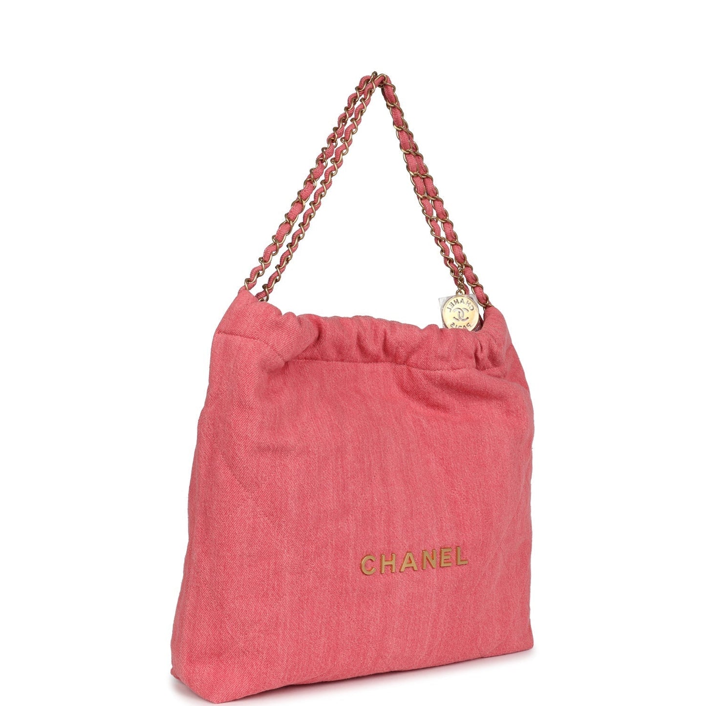 Chanel Small 22 Bag Light Red Washed Gold Hardware