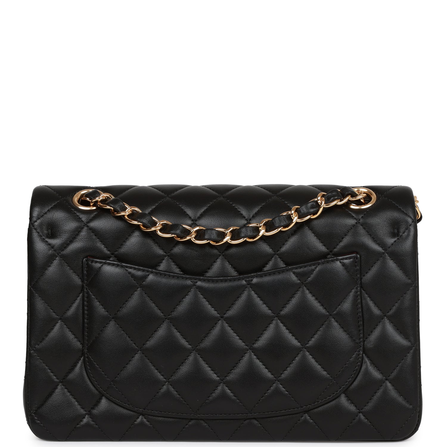 Chanel Small Classic Double Flap Bag Black Lambskin Gold Hardware