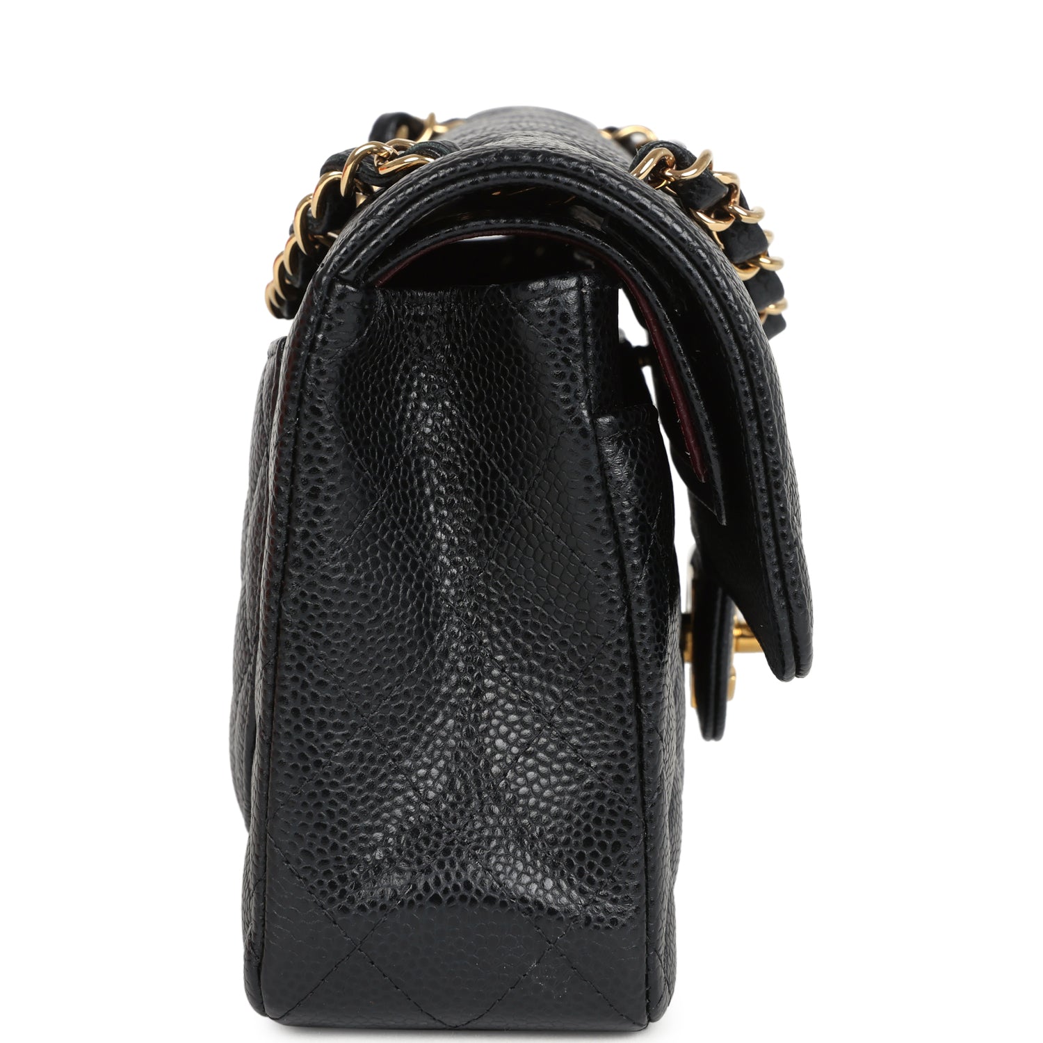 Chanel Small Classic Double Flap Bag Black Caviar Gold Hardware