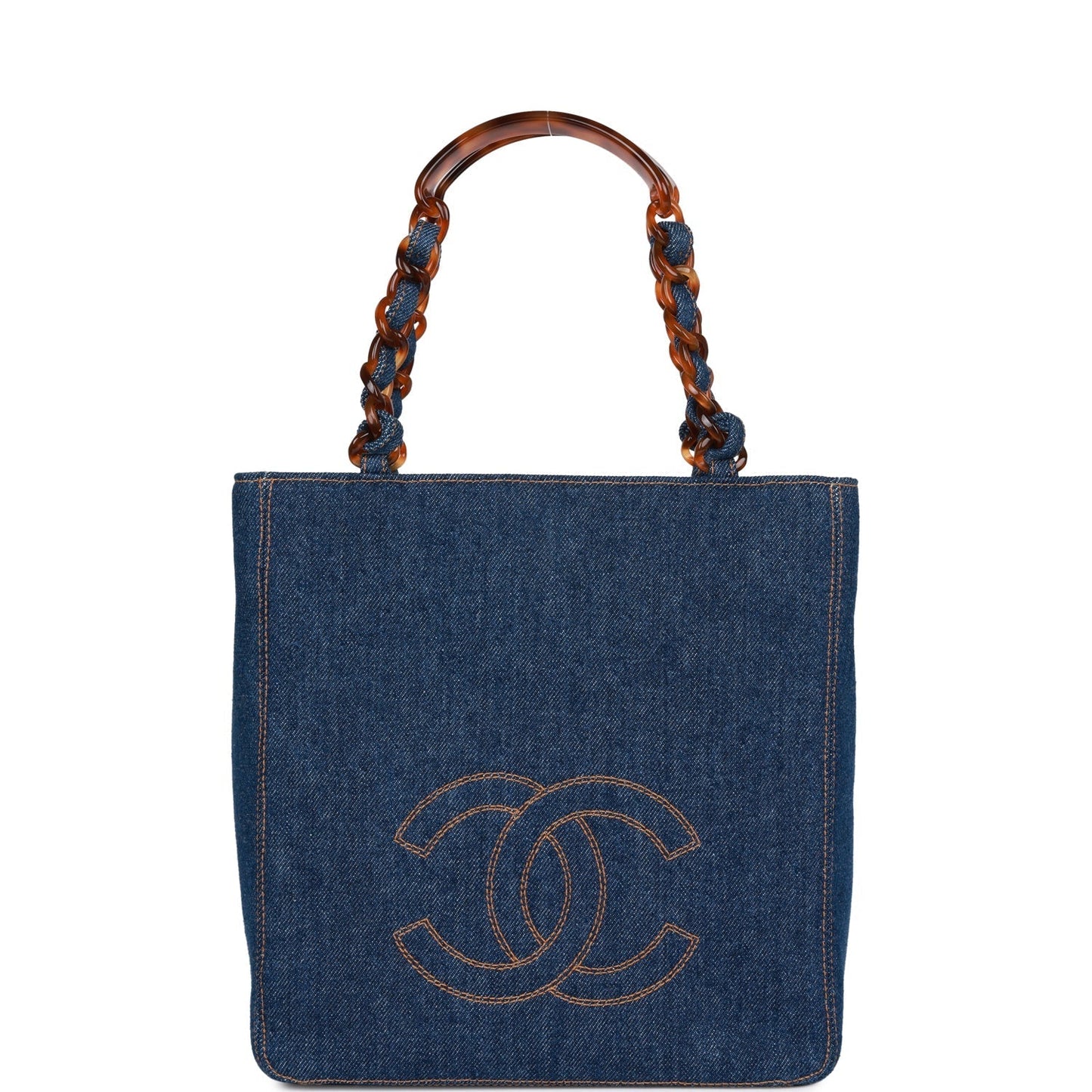 Chanel CC Denim Tote Bag