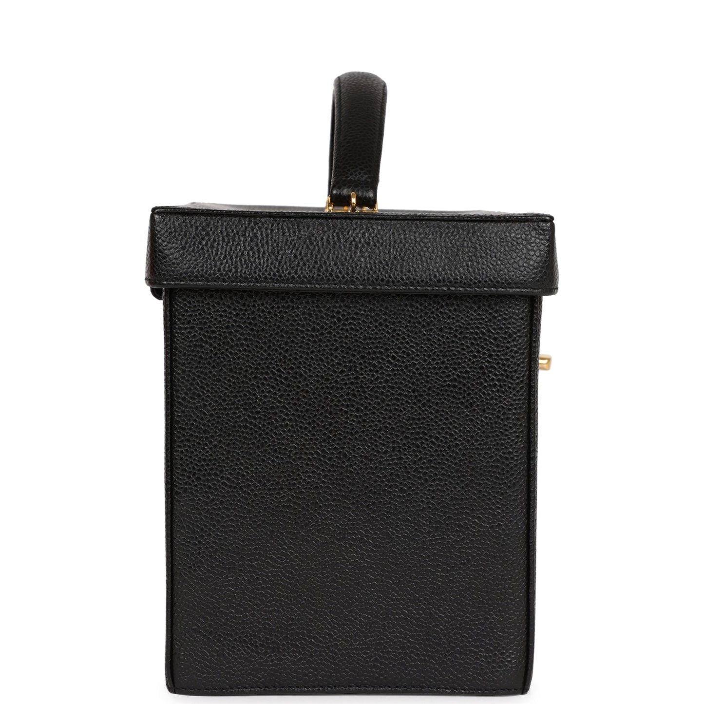 Chanel Large Vanity Bag Black Caviar Gold Hardware