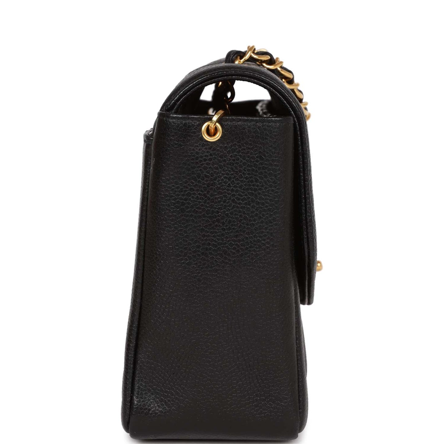 Chanel Medium Diana Flap Bag Black Caviar Gold Hardware
