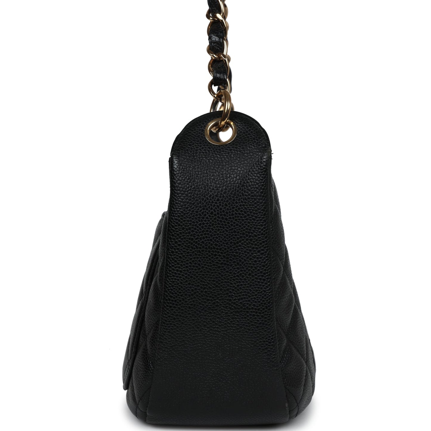 Chanel Timeless CC Hobo Bag Black Caviar Gold Hardware